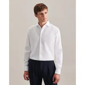 Long sleeve shirt Seidensticker Slim Fit Twill Business Kent image-0