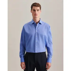 Long sleeve shirt Seidensticker Shaped Fit Business Kent image-1