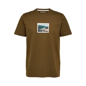 T-shirt Selected Oli Print