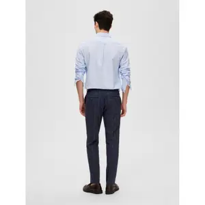 Calças de fato de banho controladas Selected Oasis Linen image-4