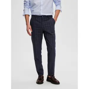 Calças de fato de banho controladas Selected Oasis Linen image-1