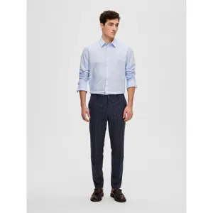 Calças de fato de banho controladas Selected Oasis Linen image-2