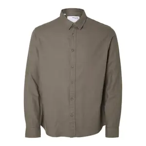 Camisa slim fit de manga larga Selected Owen-Fannel image-0