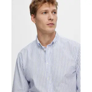 Camisa slim de manga larga Selected Rick image-4