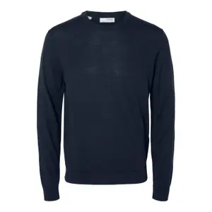 Merino trui met ronde hals Selected Tray image-0