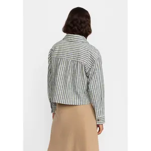 Striped Crop Top Women Selfhood image-3