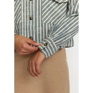 Striped Crop Top Women Selfhood image-4