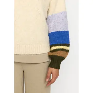 Woman sweater Selfhood Striped Soft image-3