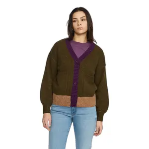 Women's cardigan Selfhood Heavy Block image-0