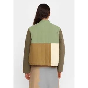Dunjacka för kvinnor Selfhood Quited Patchwork image-3