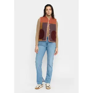 Doudoune sans manche femme Selfhood Quited Patchwork image-1
