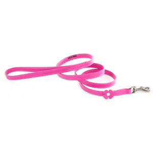 Correa de cuero para perro Sellerie Canine Vendéenne Trefle
