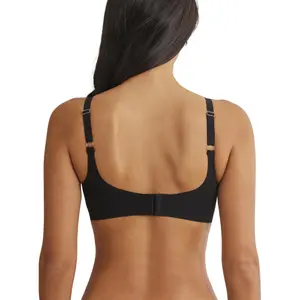 Women's plunging moulded triangle bra with removable cups Selmark One image-3
