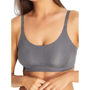 Biustonosz bez fiszbin z wyjmowanymi wkładkami dla kobiet Selmark One image-0