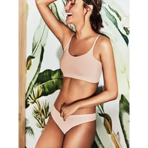 Biustonosz bez fiszbin z wyjmowanymi wkładkami dla kobiet Selmark One image-3