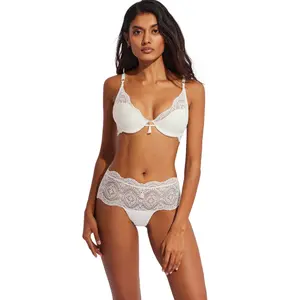 Biustonosz trójkątny z slimakami dla kobiet Selmark Matilda Mariage image-1