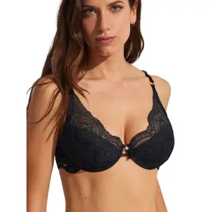 Biustonosz trójkątny z slimakami dla kobiet Selmark Matilda Mariage image-0