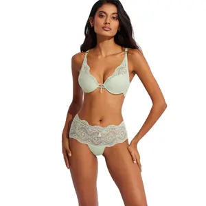 Biustonosz trójkątny z slimakami dla kobiet Selmark Matilda Mariage image-1