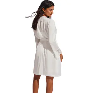 Long sleeve nightdress for women Selmark Matilda Mariage image-1
