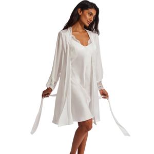 Long sleeve nightdress for women Selmark Matilda Mariage image-2