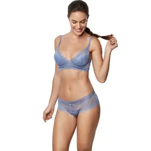 Moulded bra with plunge for women Selmark Agatha Mariage image-1