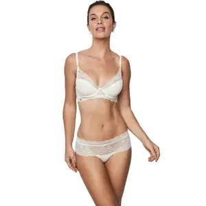 Moulded bra with plunge for women Selmark Agatha Mariage image-1