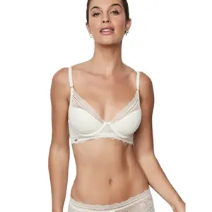 Moulded bra with plunge for women Selmark Agatha Mariage image-0
