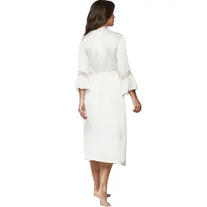 Long sleeve nightdress for women Selmark Agatha Mariage image-1