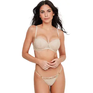 Soutien-gorge bandeau push-up donna Selmark Manuela Mariage image-4