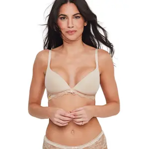 Reggiseno scollato profondo preformato senza stecche donna Selmark Manuela Mariage image-0