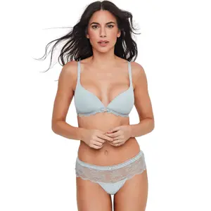 Reggiseno scollato profondo preformato senza stecche donna Selmark Manuela Mariage image-1