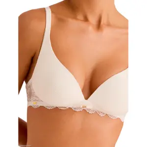 Reggiseno scollato profondo preformato senza stecche donna Selmark Manuela Mariage image-5