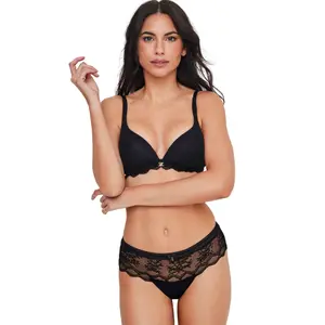 Reggiseno scollato profondo preformato senza stecche donna Selmark Manuela Mariage image-1
