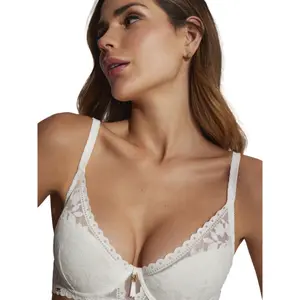 Sutiã pré-moldado com decote mulher Selmark Gabrielle Mariage image-4