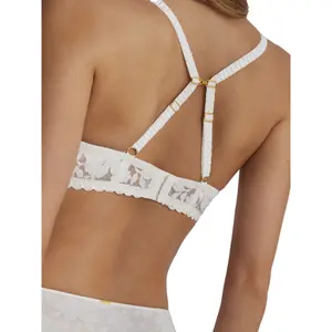 Sutiã pré-moldado com decote mulher Selmark Gabrielle Mariage image-5