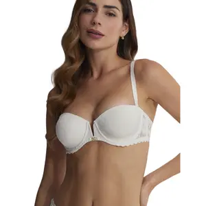 Soutien-gorge bandeau préformé armaturé femme Selmark Gabrielle image-1
