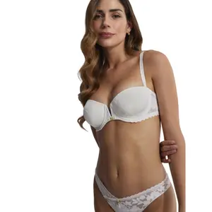 Soutien-gorge bandeau préformé armaturé femme Selmark Gabrielle image-4