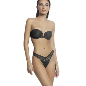Soutien-gorge bandeau préformé armaturé femme Selmark Gabrielle image-1