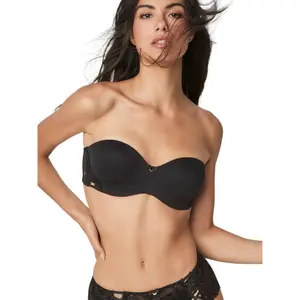 Bandeau-bh med formad kupa och byglar för kvinnor Selmark Federica