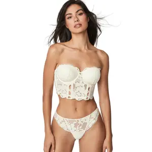 Soutien-gorge bustier balconette donna Selmark Federica Mariage image-2