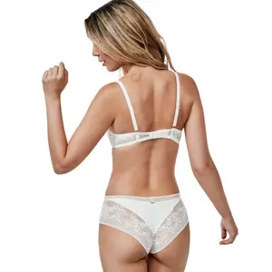 Biustonosz z koronkowym wzmocnieniem dla kobiet Selmark Malitzia Mariage image-3