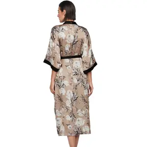 Long sleeve nightdress for women Selmark Malitzia image-1