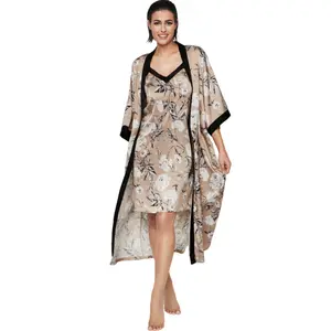 Long sleeve nightdress for women Selmark Malitzia image-3