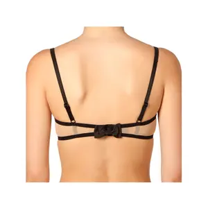 Lace trim moulded bra for women Selmark Anais image-1