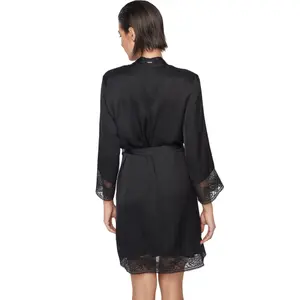 Long sleeve nightdress for women Selmark Aurum image-1