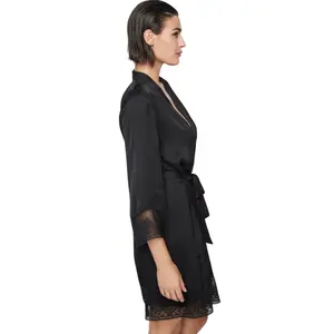 Long sleeve nightdress for women Selmark Aurum image-2