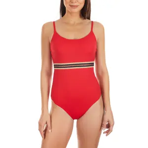 Bañador de una pieza preformado para mujer Selmark Marinera Jacquard image-0