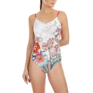 Bañador de una pieza multiposiciones para mujer Selmark Cachemire image-0