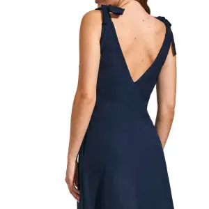 Zomer midi-jurk met strikjes voor dames Selmark Complementos image-3