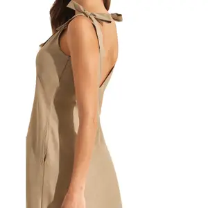 Zomer midi-jurk met strikjes voor dames Selmark Complementos image-4